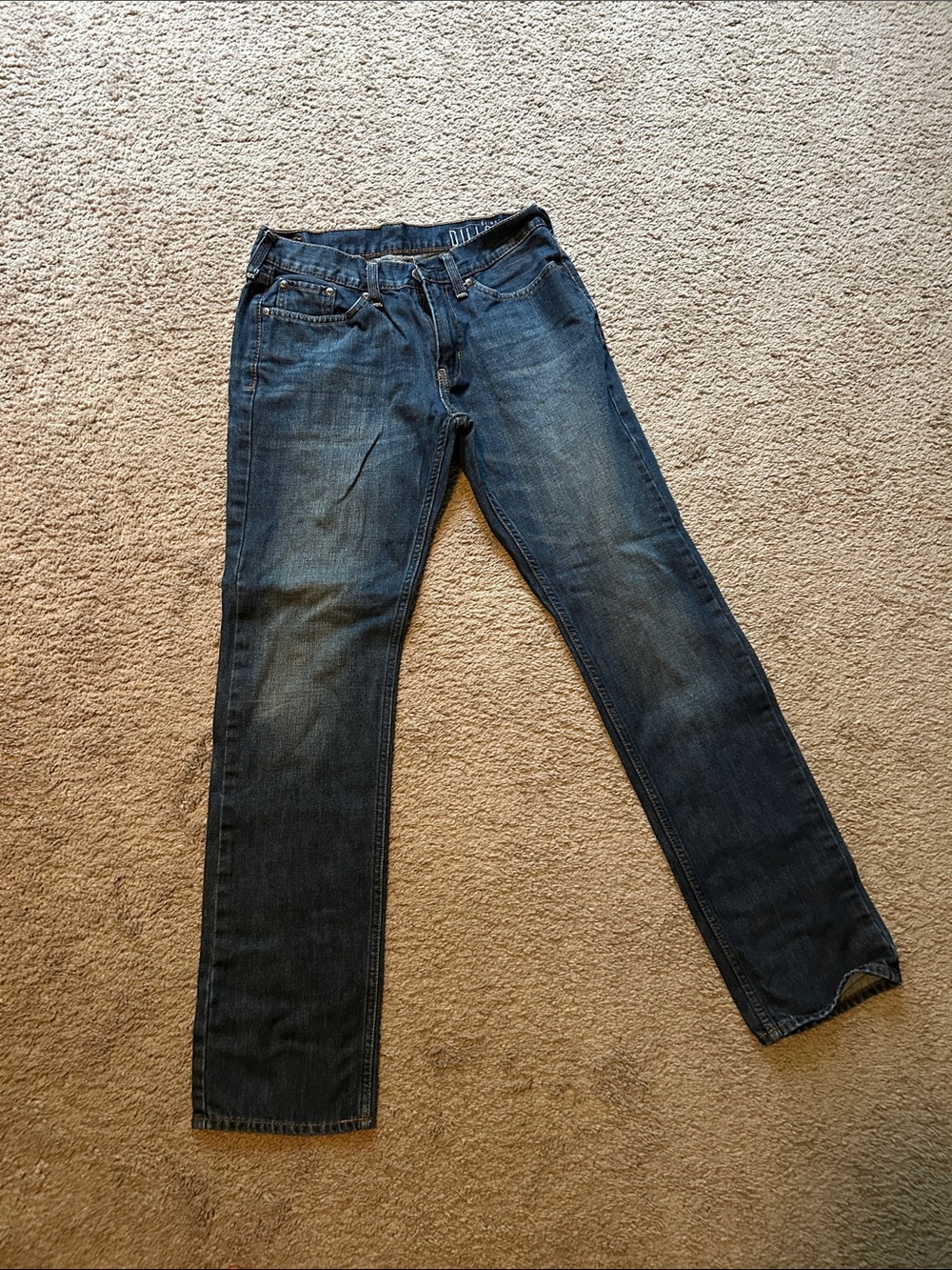 Bullhead Men's Dark Blue Skinny Jeans